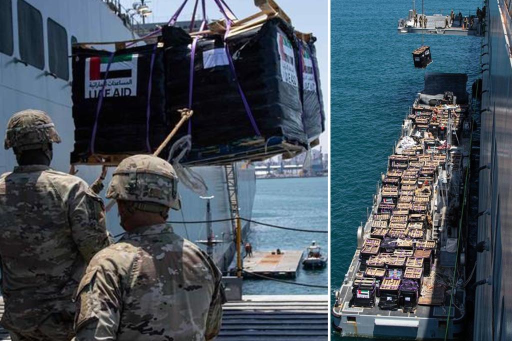 Aid brought into Gaza via the US constructed pier is now being distributed following days of delays